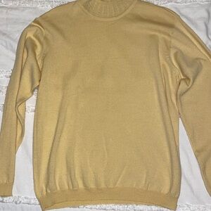 Talbot's Beige Silk Wool Sweater